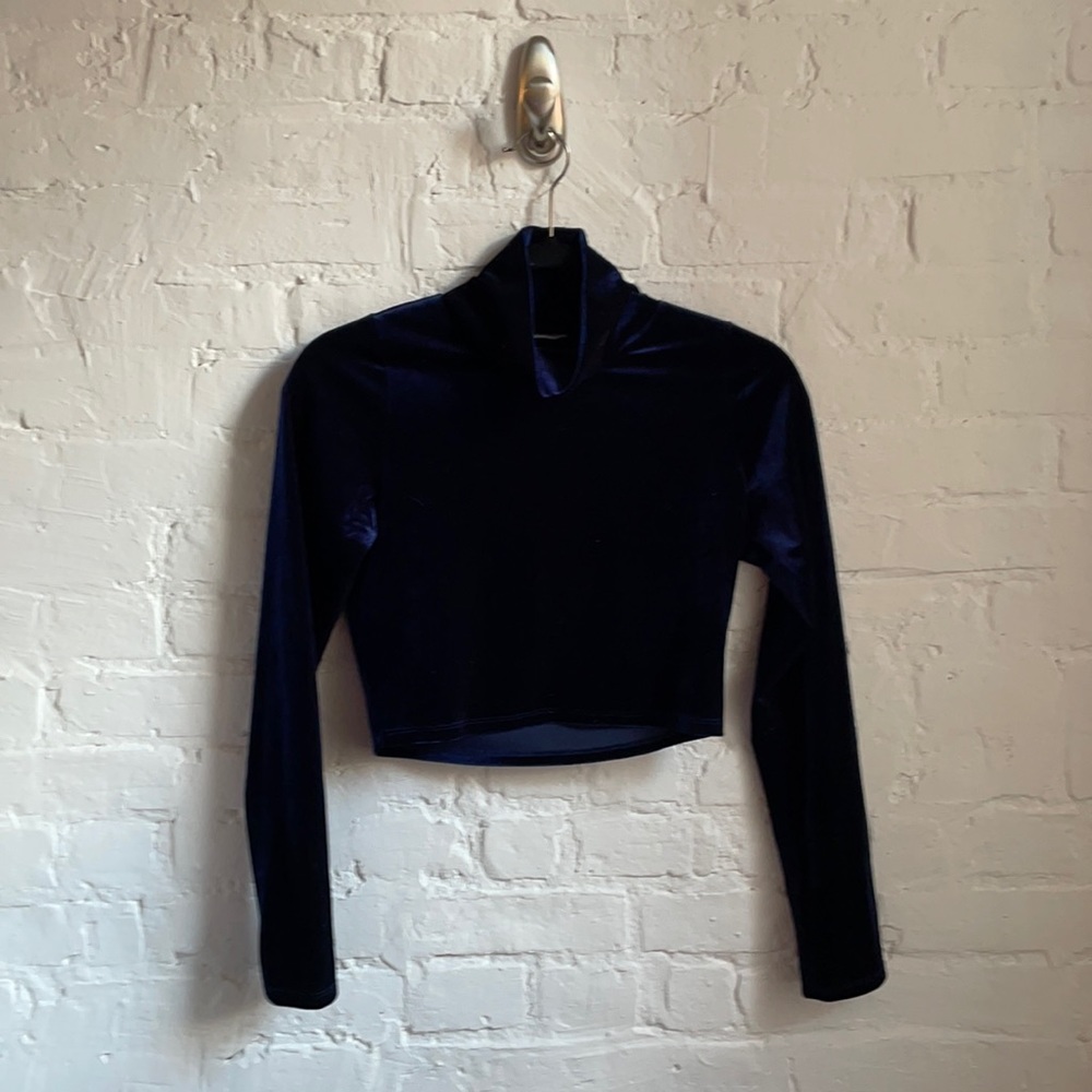 COPY - Velvet Turtleneck Long Sleeve Top